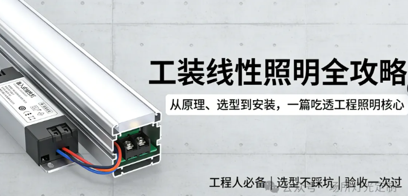 工装线性照明全攻略：从原理、选型到安装，一篇吃透工程照明核心